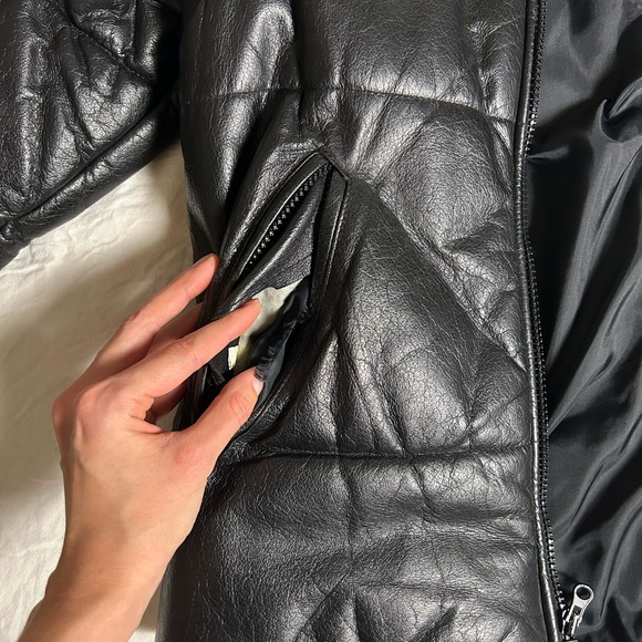 Vintage Leather Puff Jacket/Vest - Picture 9 of 9